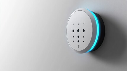 Smart plug with Wi-Fi capability, isolated on a clean white background for modern tech themes