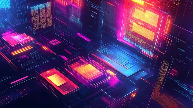 Explore the vibrant world of digital technology art