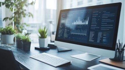 Professional homepage for a financial consulting firm, sleek blue and white color scheme, authoritative layout, modern icons 