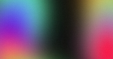 Smooth color gradient grainy backdrop design. Abstract pink purple blue orange color noisy gradient, vibrant color flow, glowing, bright, shine, noise texture, website header design, banner, poster