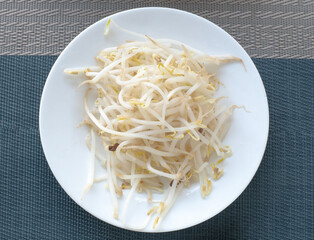 Boiled vegetable bean sprouts, Bean Sprouts - Adding Crunch to the Savory Pho. 