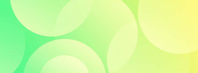 banner background.green gradation.circle effect shape.modern background.vector .eps 10