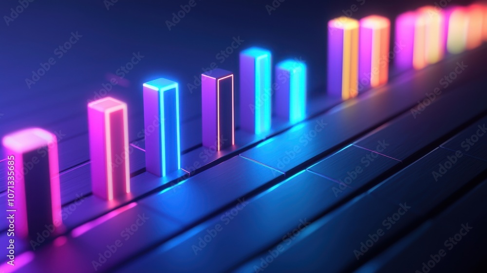 Aufkleber neon abstract interface mitigation strategy visualization