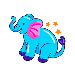 The Adorable Blue Elephant
