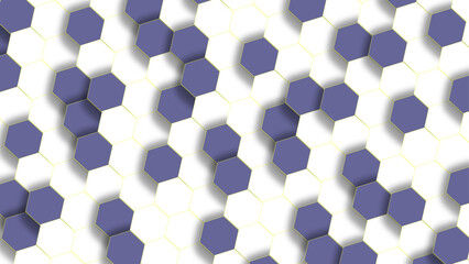 Abstract background with hexagons. Geometric hexagon background. White background. Poster, wallpaper, Landing page.