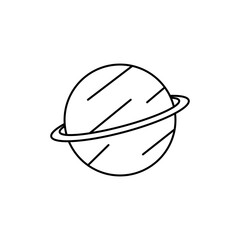Fototapeta premium line icon World & Planets