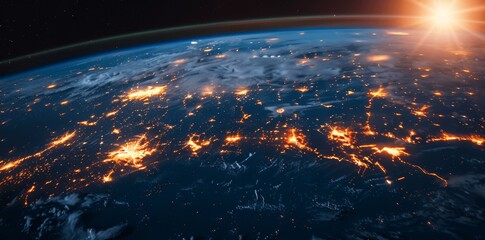Global Network Connectivity: Digital Communication and Data Transfer Worldwide