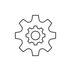 Fototapeta premium line icon settings