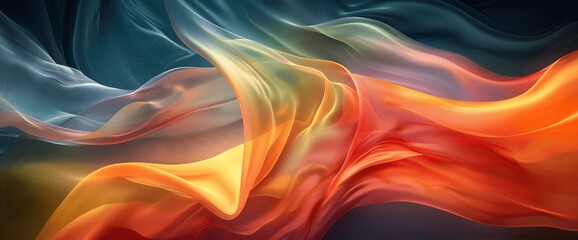 Naklejka premium Black History Month Juneteenth Background with Red Yellow Green Lines on Black