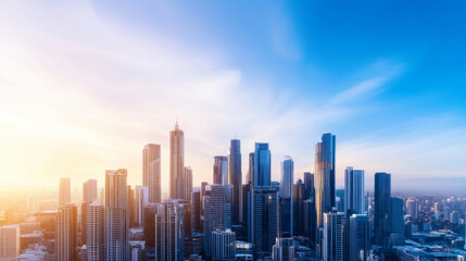 Fototapeta premium Urban skyline beauty