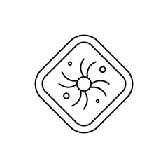 Obraz premium Particle Element Icon, line icon Nature Elements