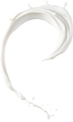 Milk Splash Isolated on transparent background