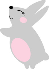 cute baby rabbit 