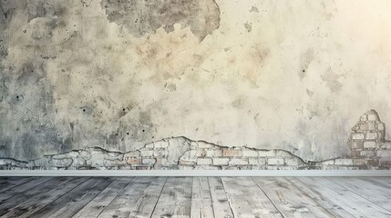 Mottled Wall with Cracked Retro Vintage Background - an intriguing and textured visual. The vintage design adds character and charm to the overall aesthetic.