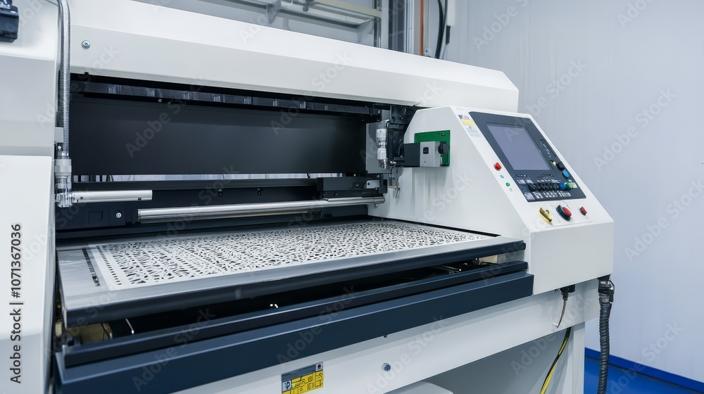 Poster high-tech precision: automated led chip mounting machine