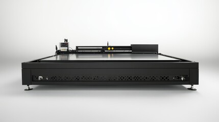 Precision Laser Cutting Machine: Industrial-grade laser cutter, showcasing sleek design and advanced technology for precise material processing.  