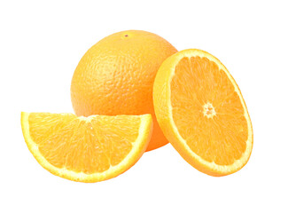 Orange slice , mandarin, tangerine on transparent png