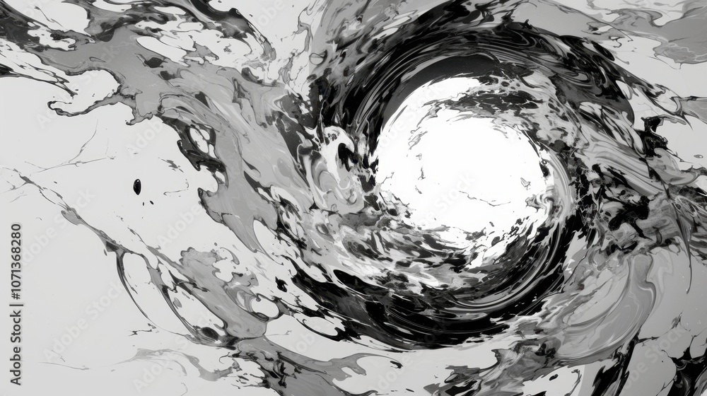 Aufkleber a delicate veil of ash swirling in a circular motion almost as if it holds a powerful secret within.