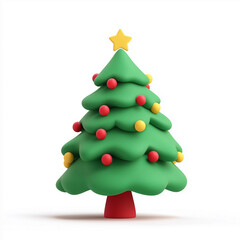 Obraz premium Happy Christmas illustration 