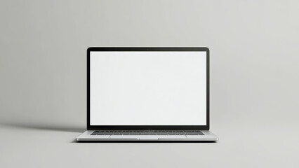 Blank laptop screen for your design needs.