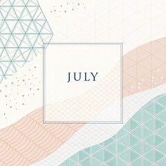 minimalist july background