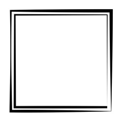 Random square frame, border element for design, photo, banner