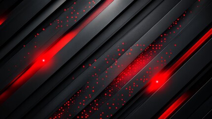 Abstract Red and Black Diagonal Stripes Background