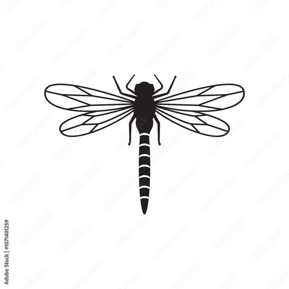 Canvas Prints dragonfly icon vector