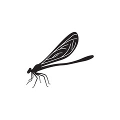 dragonfly icon vector
