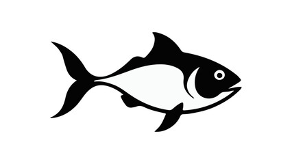 Obraz premium very simple fish shape illustration in vector