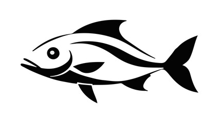 Obraz premium fish shape vector illustration