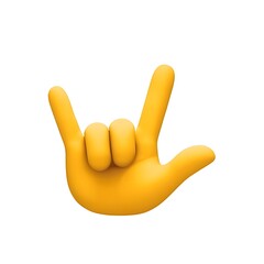 I Love You Hand Sign Emoji
