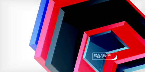 Technology dynamic arrow geometric background. Vector Illustration For Wallpaper, Banner, Background, Card, Book Illustration, landing page