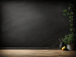 Black chalkboard background photo, in the style of textured canvas