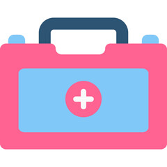 Obraz premium First Aid Kit Icon Design Vector