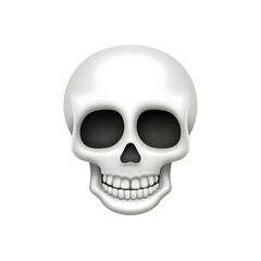 Fototapeta premium Skull Emoji 