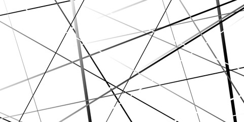 Fototapeta premium Abstract Grew and black geometric line pattern on white background.Vector illustration.