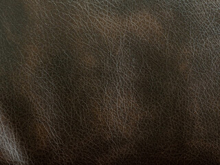Brown leather texture background with a vintage, rough surface.