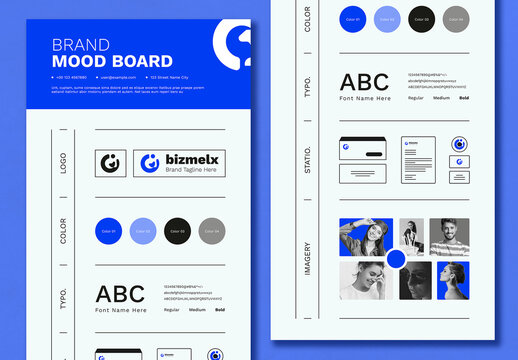 Brand Mood Board Kit Template