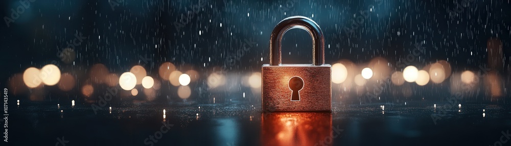 Poster secure your digital future with strong locks