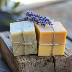 soap and lavender