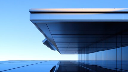 Roof gutter setup on a modern building, featuring polymer materials for efficient stormwater drainage.