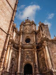Fototapeta premium Old cathedral of Valencia, Spain