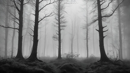 Obraz premium Misty Woods 