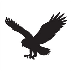 Obraz premium Magical Witch Vector Clipart - Witchcraft Silhouette Illustration