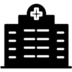 Obraz premium Healthcare & Medicine solid Icons, featuring symbols for hospitals, medications, diagnostics, and healthcare essentials. Suitable for Web Page, Mobile App, UI, UX and GUI design