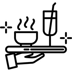 Food Service Line Icon