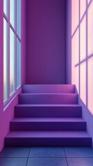 Fototapeta premium Solid Violet Canvas, a rich and vibrant violet backdrop, smooth and uniform color, perfect for bold design applications and visual contrast.