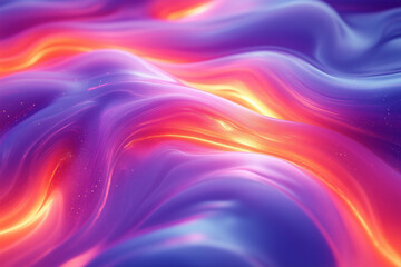 Obraz premium abstract blurred bright colorful neon background, waves