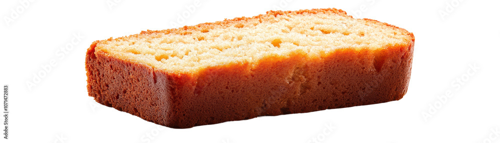 Poster a slice of bread is on a white background. transparent background
